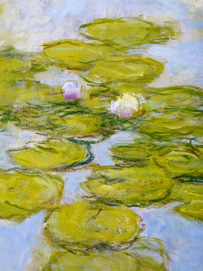 Nympheas (detail) by Claude Monet